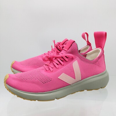 Rick Owens X Veja Runner V Knit Pop Pink- Low Top Sneakers Men’s Sz  10 M