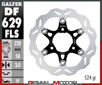 Galfer brake discs front wave float oversize 220x3mm Gilera 125 Typhoon 1995