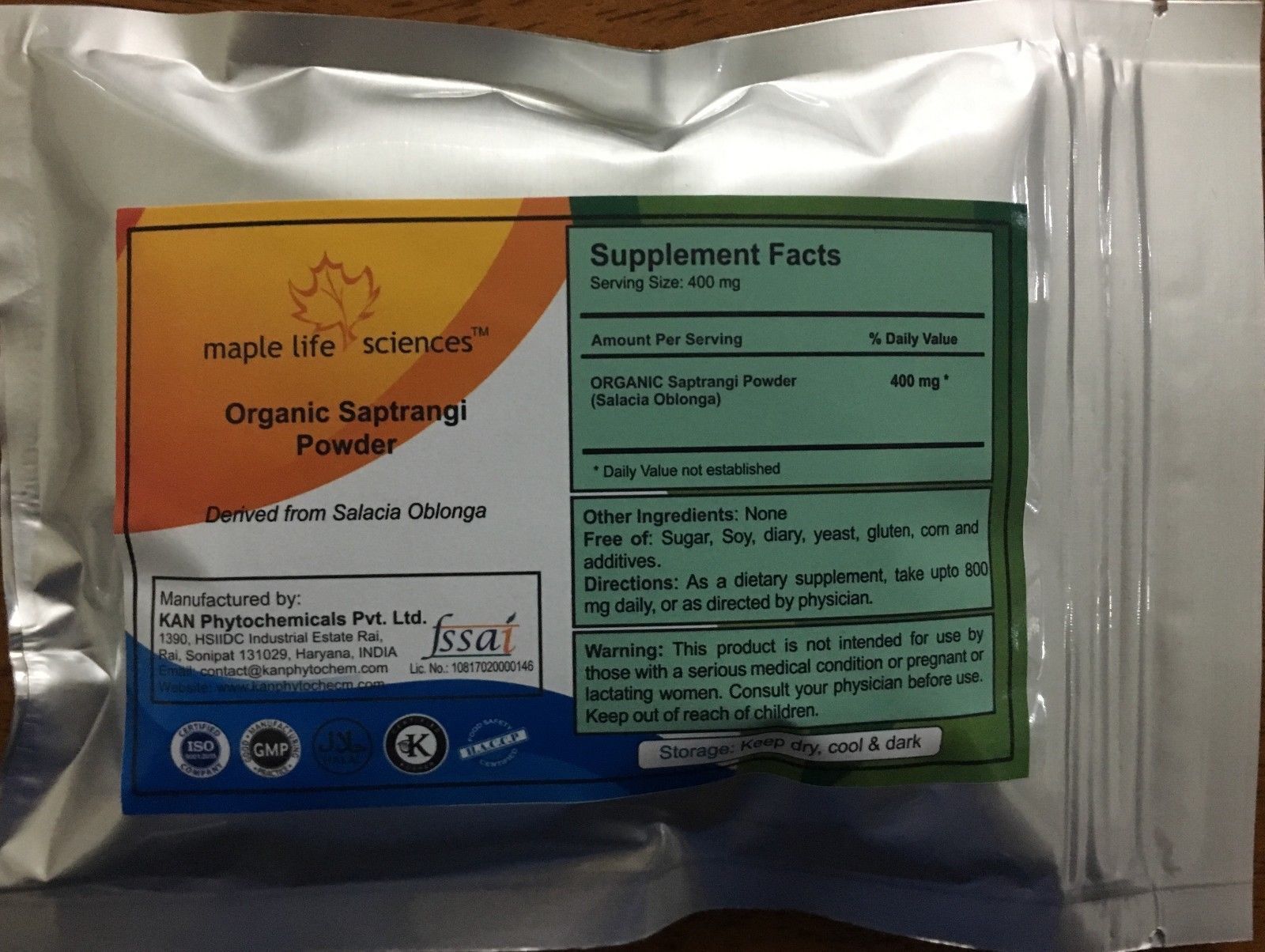 ORGANIC Saptrangi Powder Salacia Oblonga Control Blood Sugar Level Weight los Betaalbare, populaire verkoop