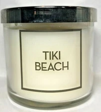 $$$AVE ~ TIKI BEACH ~ 2PK ~ Single Wick 4oz. Candle~ Bath & Body Works