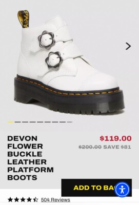 Martens Devon FLWR New Size 36 Laos 🇱🇦