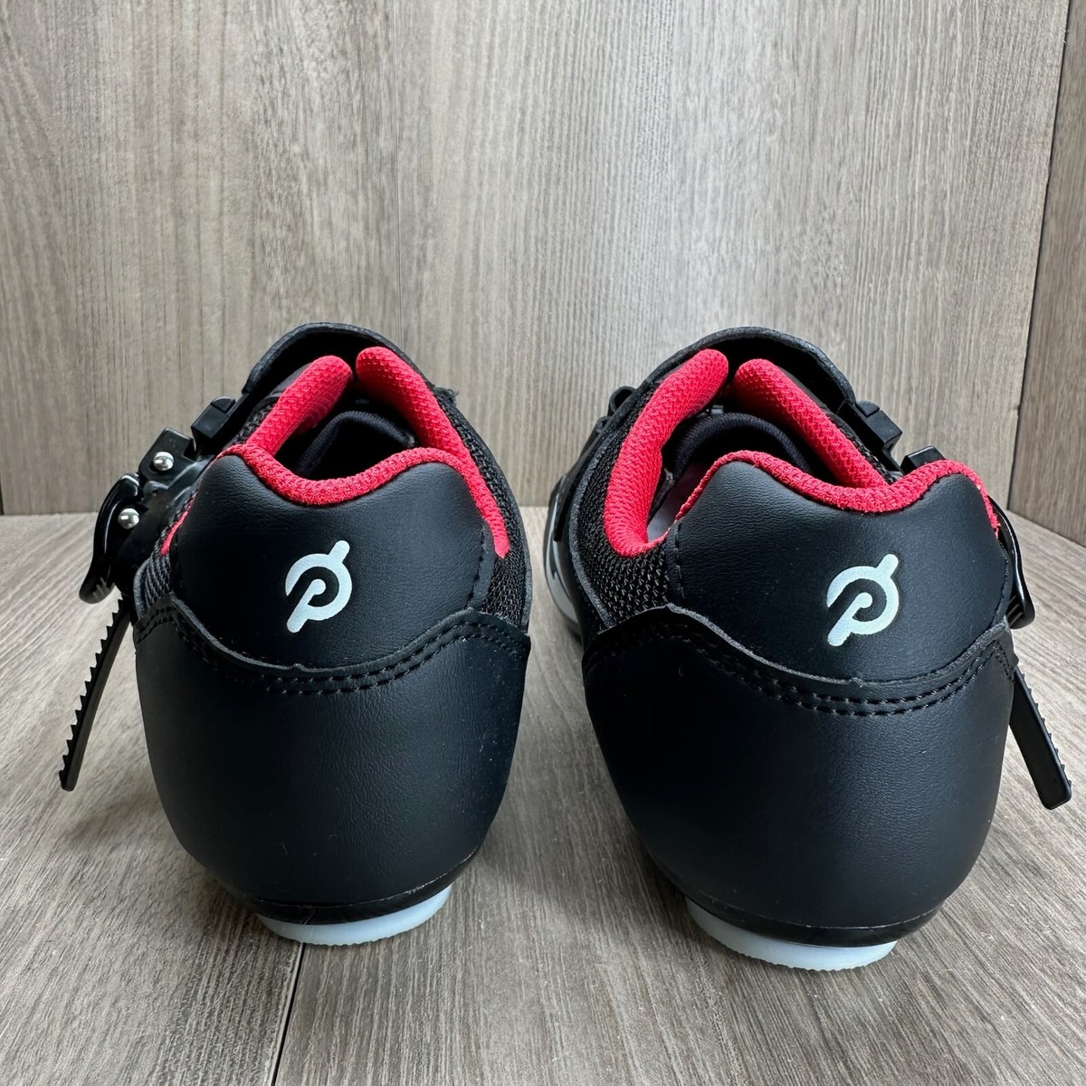 Peloton Cycling Shoes Mens Sz 6.5 Low Top Adjustable Hook 