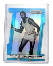 2013-14 Panini Prizm Light Blue Prizm #257, WILT CHAMBERLAIN /199, Lakers HOF