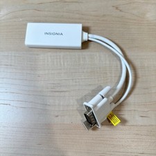 Insignia VGA to HDMI Adapter with Audio - White