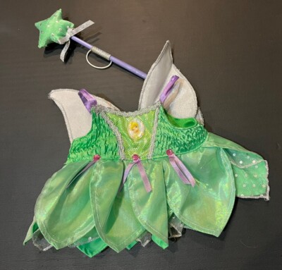 Build A Bear Disney Tinkerbell Green Silver Sparkle Dress Clothes Wand 2pc | eBay Build A Bear Disney Tinkerbell Green Silver Sparkle Dress Clothes Wand 2pc | eBay
