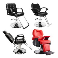 Hydraulic Barber Chair Modern Salon Haircut Styling Spa Shampoo Beauty Equipment