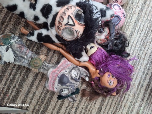 Job lot dolls 32 x art dolls, clay dolls, crafting, upcycles - Picture 17 of 22