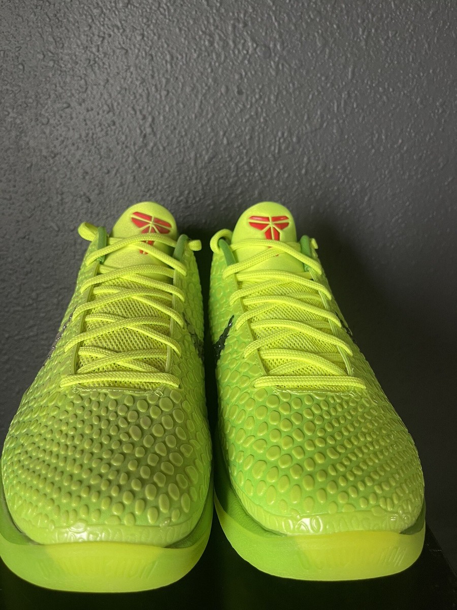 Nike Zoom Kobe 6 Protro Low Grinch cw2190 300 size 12 Mens KOBE