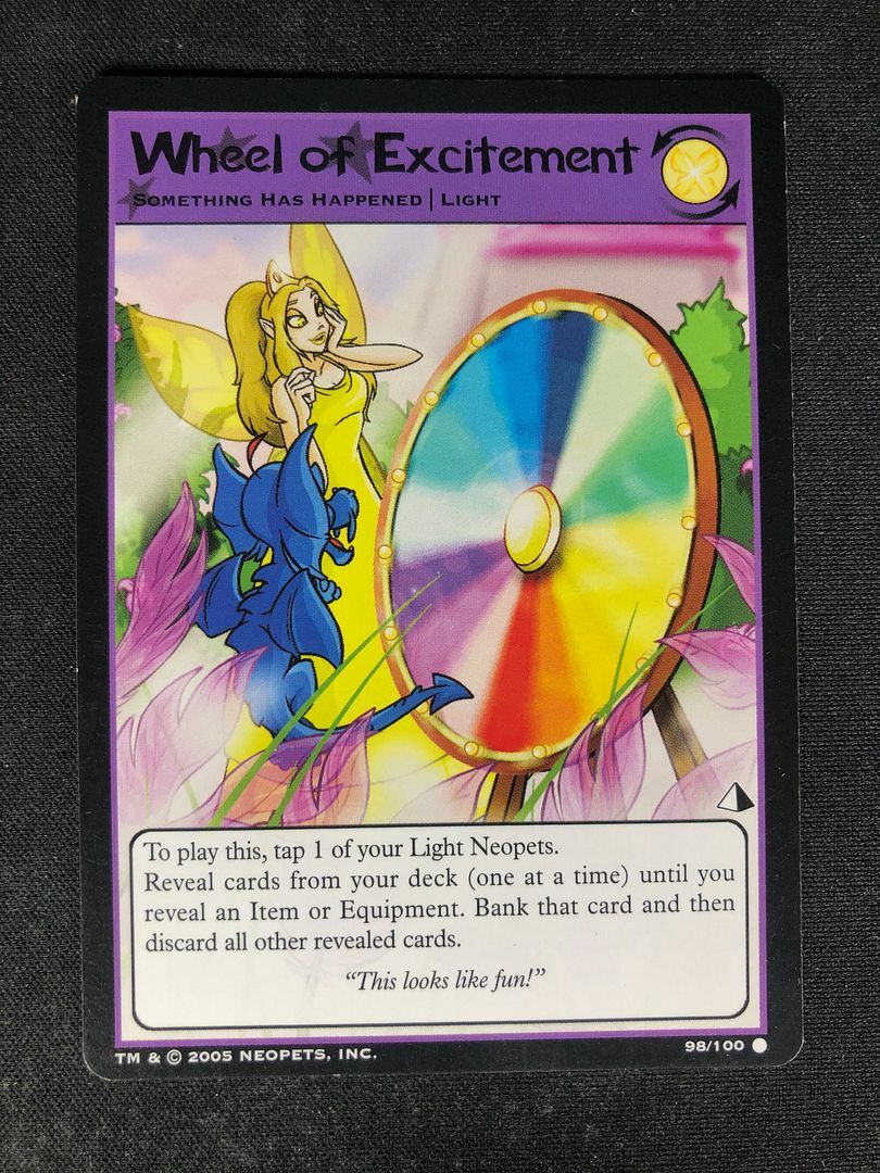 Neopets TCG Wheel of Excitement 98/100 Lost Desert Event Common | eBay