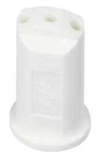 TeeJet StreamJet Solid Stream Fertilizer Spray Nozzles, 3 Hole White - SJ3-08-VP