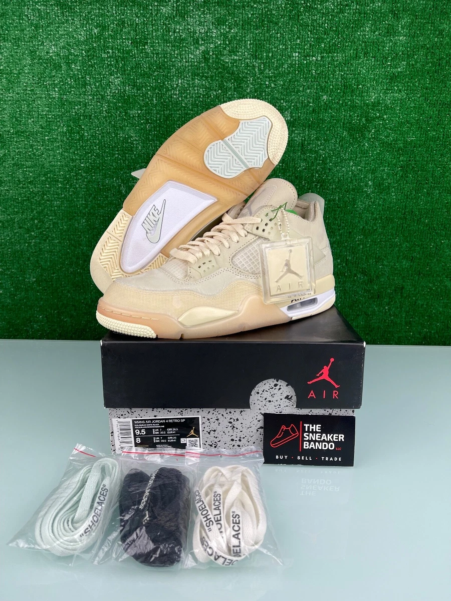 Size 9.5 - Jordan 4 SP x Off-White Mid Sail W