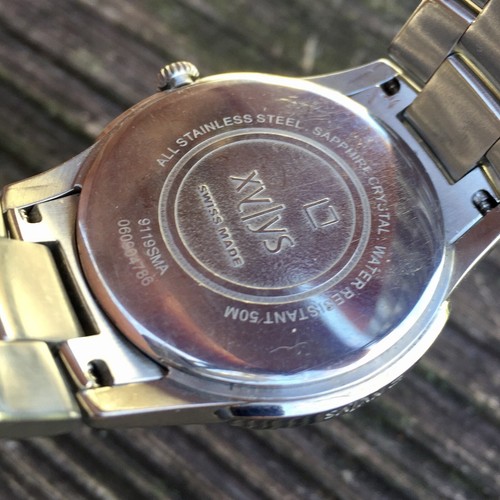 Xylys Swiss-Made Quartz-Analog Stainless-Steel Sapphire-Crystal Men’s Wristwatch - 第 4/8 張圖片