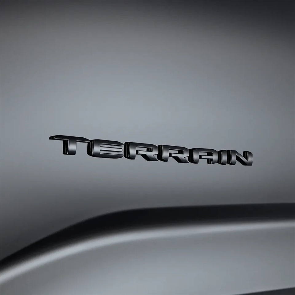 2025-2026 GMC Terrain Elevation Gloss Black Emblem Package 26618384 Set ...