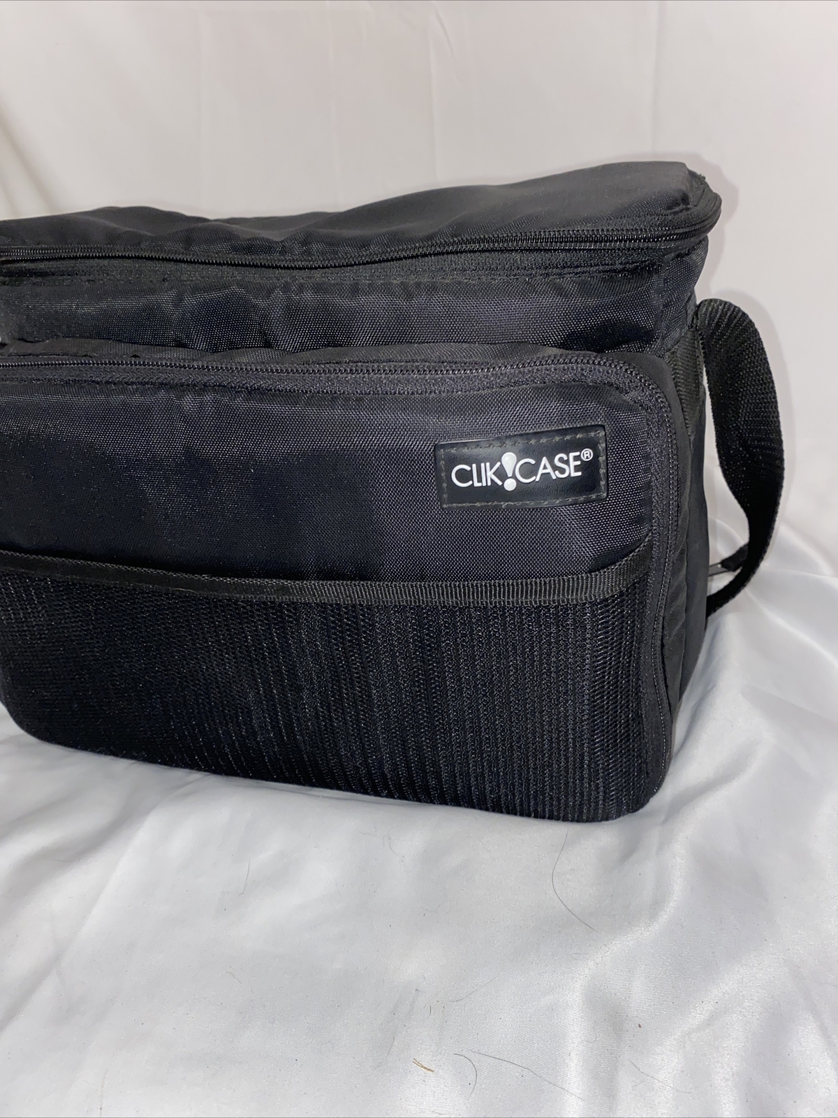 New Clik Case Cushioned CD Travel Case Shoulder Bag Holds 48