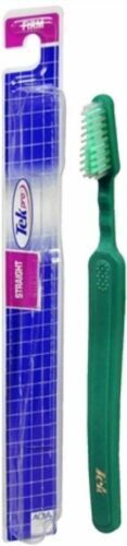 Cepillo de dientes profesional Tek Pro cabeza recta firme mango de fácil agarre paquete de 6 quilates - Imagen 2 de 3
