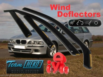 Wind deflectors for BMW 5  E39  1995 - 2003 ESTATE / WAGON  4.pc  HEKO  11114