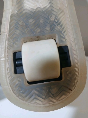 UK 3 Girls Heelys Trainers - LED Light Up Roller/ Wheels Shoes - Silver - Picture 19 of 24