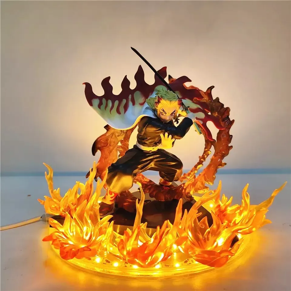 Demon Slayer Rengoku Kyoujurou Fire LED Lamp Action Figures -  Finland