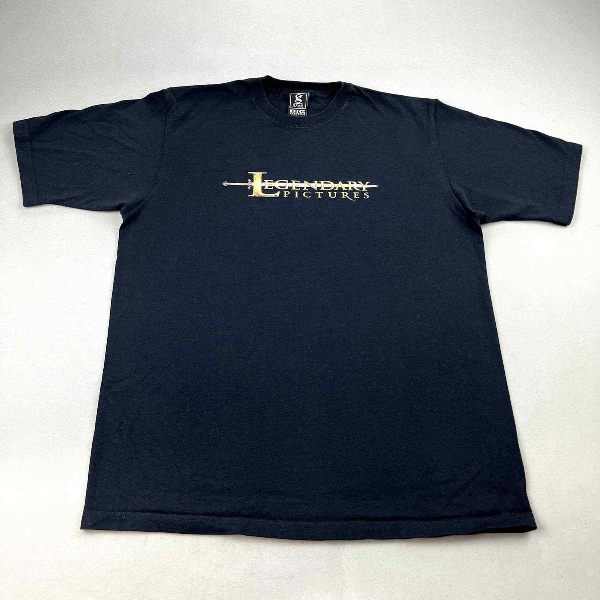 Vintage Legendary Pictures T-Shirt Adult Large Black Movie Film 