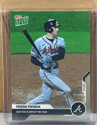 2020 TOPPS NOW Player's Choice Award #PCA1 FREDDIE FREEMAN BRAVES Print Run 219