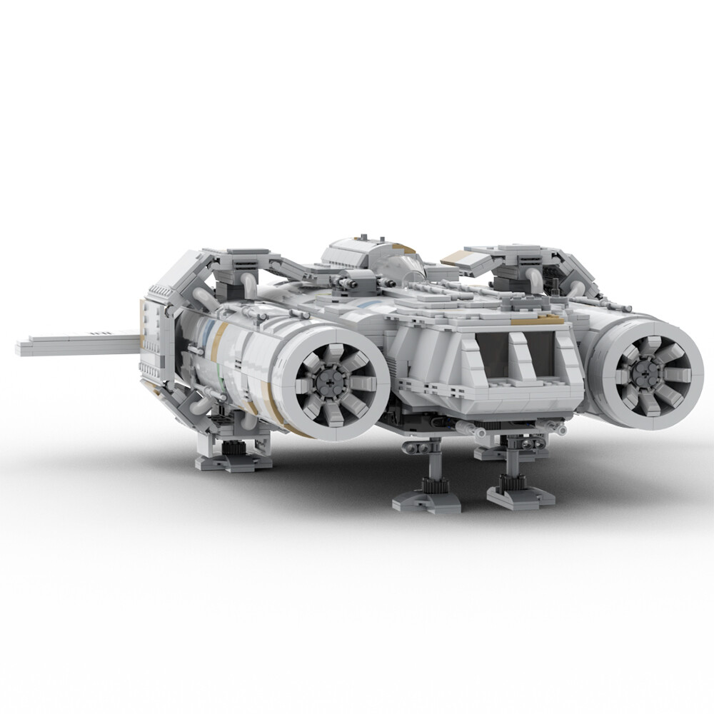 WTK-85A Interstellar Transport with Full Interior 2642 Pieces MOC