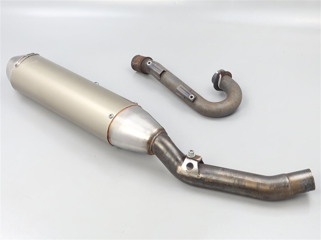 Yamaha WR250R/X 2007 FMF Q4 Slip-On Exhaust & OEM Header Yamaha WR250R/X 2007 FMF Q4 Slip-On Exhaust & OEM Header