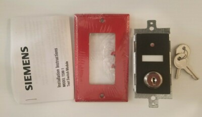 Siemens Cerberus TSM Test Switch Module Key Activated 500-696353SA