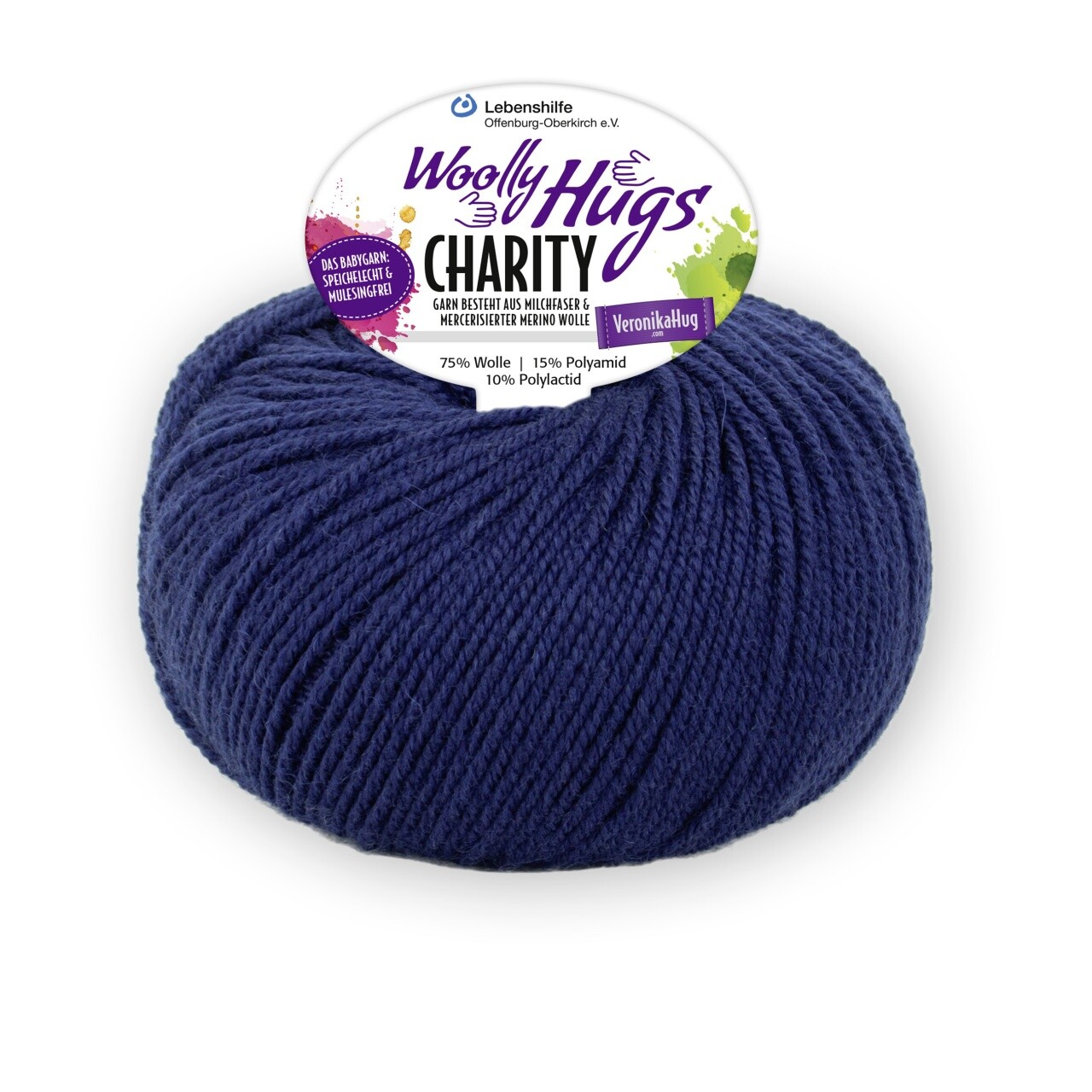 Charity - Woolly Hugs by PRO LANA - Marine (50) - 50 g / approx. 100 m Wool