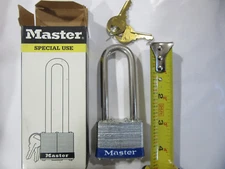 Master Lock 1LJ Pad Lock 2-1/2" Clearance Keyed Different NEW!!! in Factory Box
