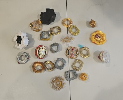 Lot Of Beyblades Lot Metals Launchers Parts Gold Dead Phoenix 