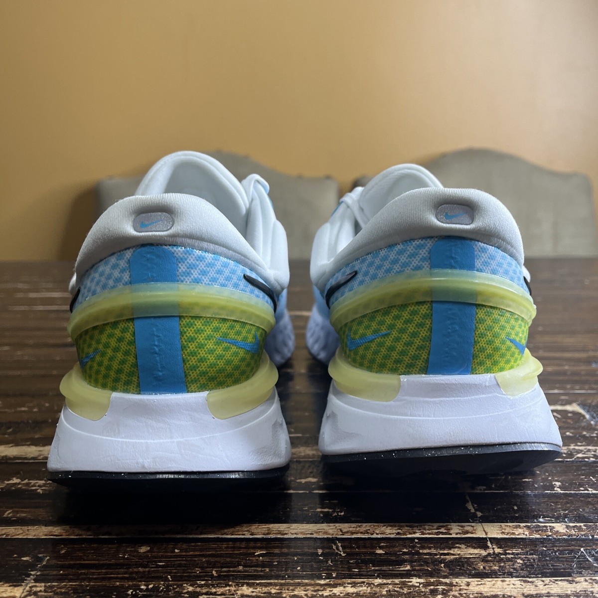 Nike React Miler Shoes Mens Size 10 Blue Running Low Top Sneakers DD0490-100 Nike WHT/BLUE SNEAKERS ::PARMAR BOOT HOUSE | Buy Footwear  main image 2