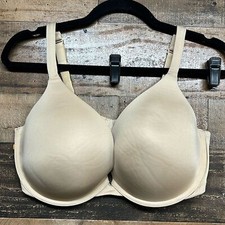 Cacique Smooth Boost Plunge Nude Bra Women's Size 38F