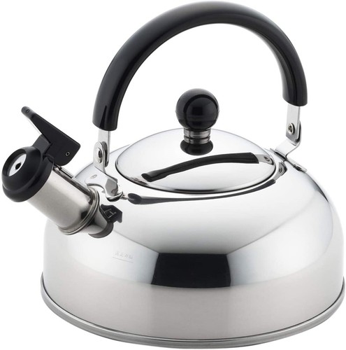 Yoshikawa Made in Japan Fuefuki Kettle 1.4L NEW Prel Silver SJ2218