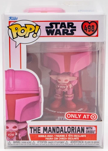 Funko Pop - Star Wars Valentine’s Day - The Mandalorian with Grogu #498 (Target)