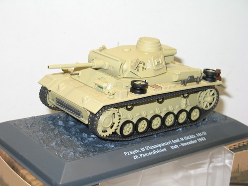 ALTAYA 1:43, char PANZER III sable militaire 26. panzerdivision - Picture 3 of 3