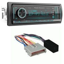 For 1994-2000 Ford Mustang PL-40B Bluetooth Car Stereo MP3/AM/FM Radio (No CD)