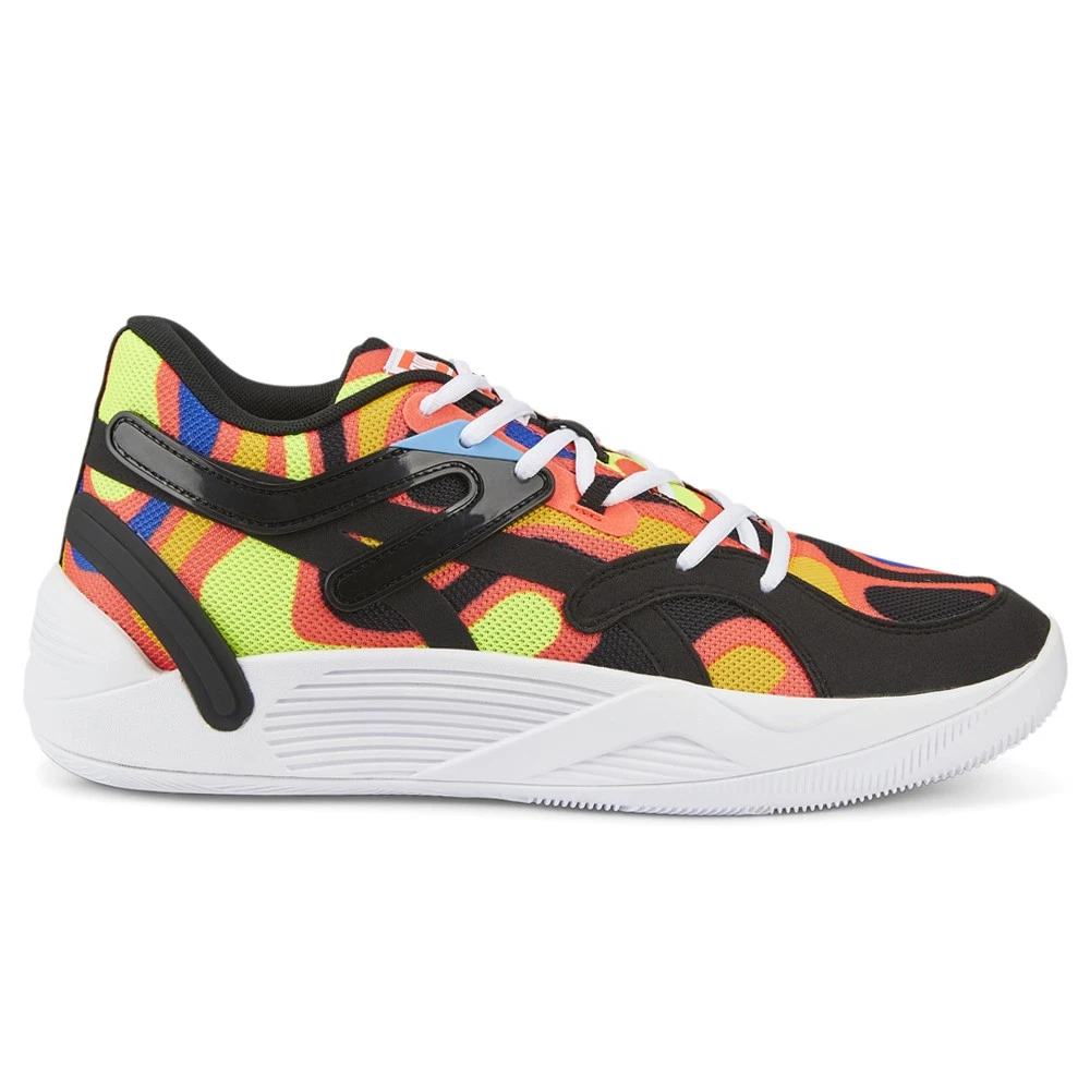 PUMA Trc Blaze Court Lava Basketball Mens Multi Sneakers Athletic Shoes 3773960