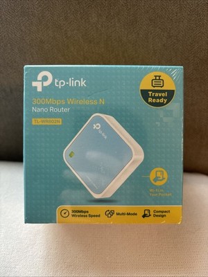 TP Link N300 Wireless Portable Nano Travel Router (TL-WR802N)