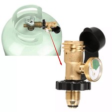 HIGH LOW GAS PRESSURE GAUGE LEVEL INDICATOR PROPANE LPG BOTTLE CYLINDER UK POL