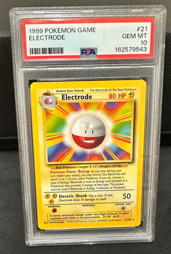 Electrode graded PSA 10 for sale on eBay