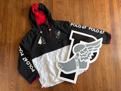 NWT Polo Ralph Lauren P Wing Pullover Windbreaker Jacket M 1992 92