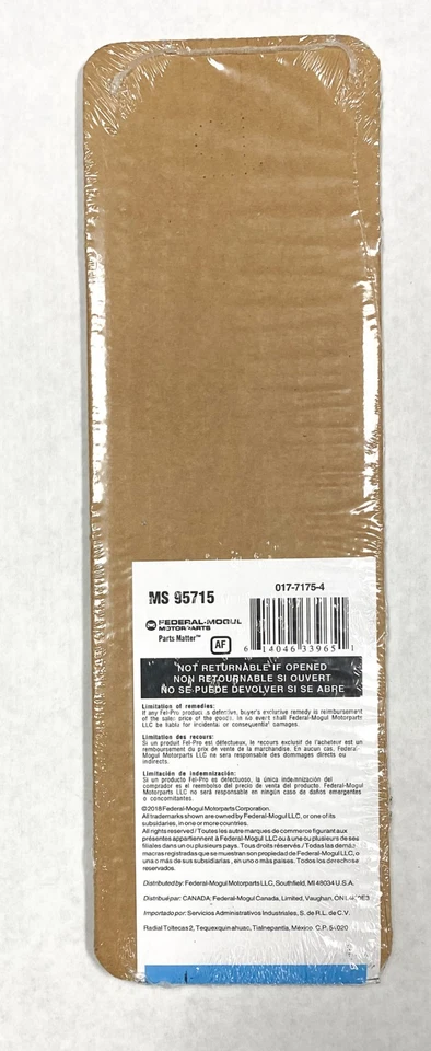 Juego de juntas de colector de escape Fel-Pro MS 95715 Ford Jaguar Lincoln Mazda Mercury Foto 2 de 2