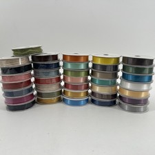 American Craft Ribbon Bulk Lot Of 36 Crafting Junk Journal Scrapbooking