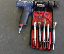 Snap-on Ph3050b Air Hammer Power Blue With 5 Piece Chizle Set Snap-on Ph3050b Air Hammer Power Blue With 5 Piece Chizle Set