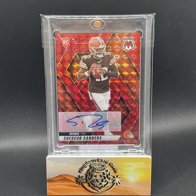 💥Shedeur Sanders 2025 Panini Mosaic #302 Mosaic Red Rookie Auto