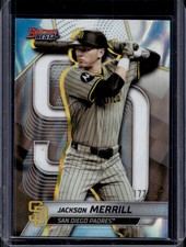 2025 Bowman's Best Jackson Merrill Aqua Lava Refractor #/199 Padres
