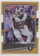 2020 Panini Donruss Press Proof Gold Die-Cut 24/25 Cory Littleton #147 0c6