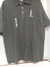 RARE - Warner Brothers Studio Store - Bugs Bunny - Golf Polo - CLEVER WASCAL -l