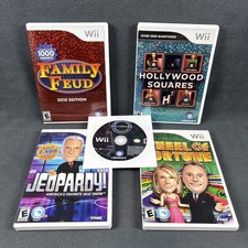 Nintendo Wii Game Show Bundle - Wheel Of Fortune, Jeopardy, Family Feud, & More!