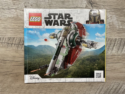 Lego STAR WARS Anleitung für Set 75312 Boba Fett's Starfighter Gebraucht